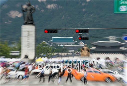 [포토]'공은 청와대로'