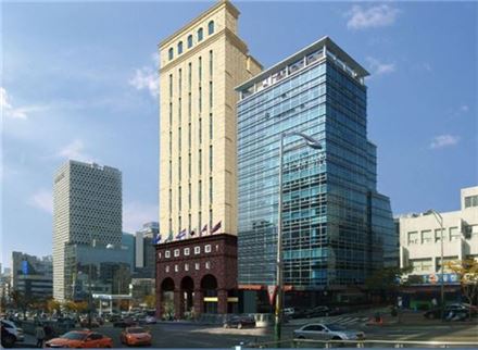 논현동 201-11일대에 173실 규모로 조성될 관광호텔 투시도