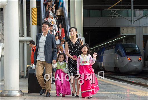 [포토]"할머니 지금 가요~"