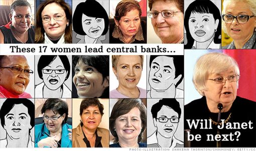 여성 중앙銀 총재 17명은 누구?