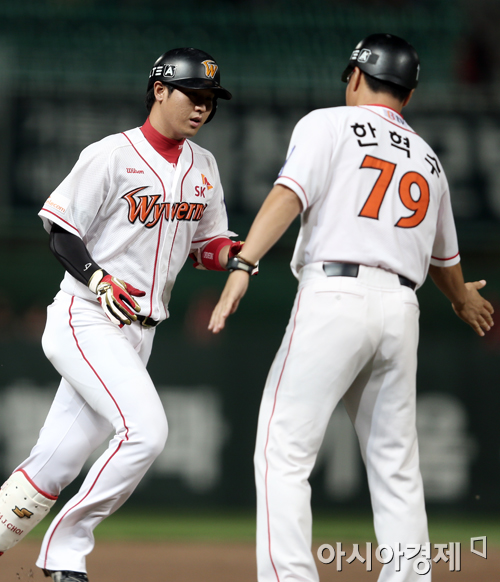 [포토] 최정 '시즌 27호!'