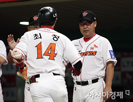 [포토] 이만수 감독 '어서오게 소년장사'