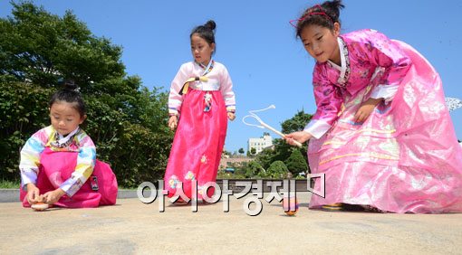 [포토]누가 누가 잘하나 