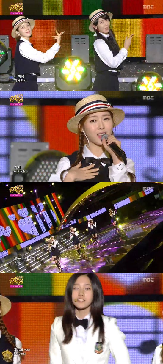 '음악중심' 파이브돌스, 사랑할 수밖에 없는 청순한 소녀들