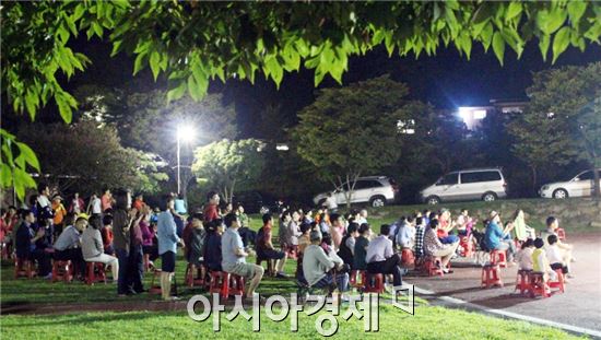 ‘청정수도 곡성’  백두대간 캠핑장 문화공연행사 개최
