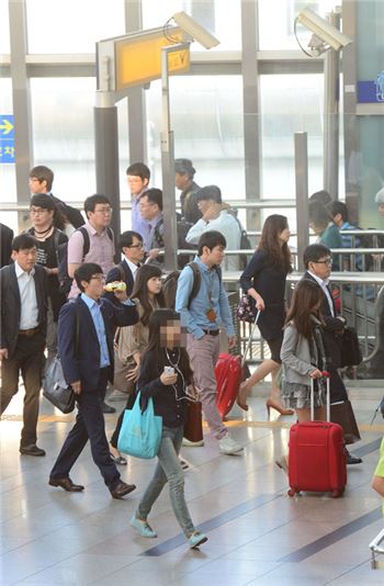 [포토]피곤한 귀경길