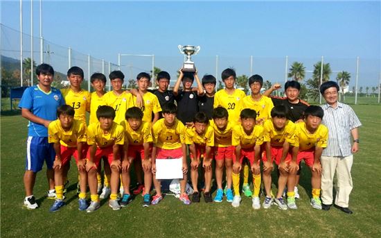 성남 U-15 풍생중, 동아시아 유소년대회 우승