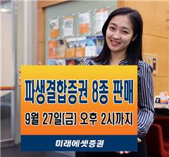 미래에셋證, 스텝다운 포함 파생결합증권 8종 출시