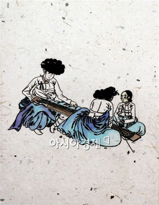 함평 잠월미술관서 군장병이 그린 한국화 전시회 개최 