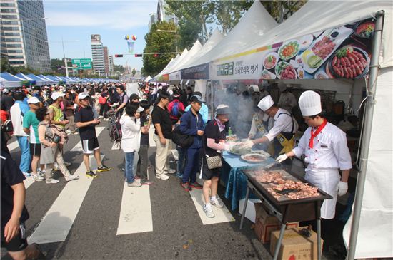 지난해 열린 강남페스티벌 명장 쉐프 코너 