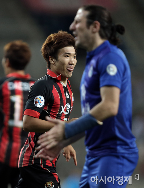 [포토] 추가골 고요한 '약오르지 메롱'