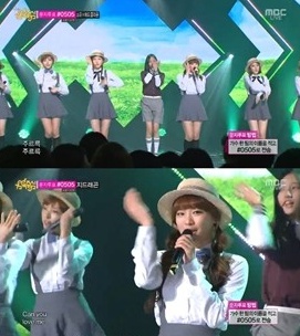 '음악중심' 파이브돌스, 티아라엔포 지원 속 상큼 매력 발산