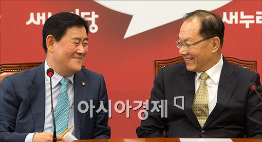 [포토]의견 나누는 황우여·최경환