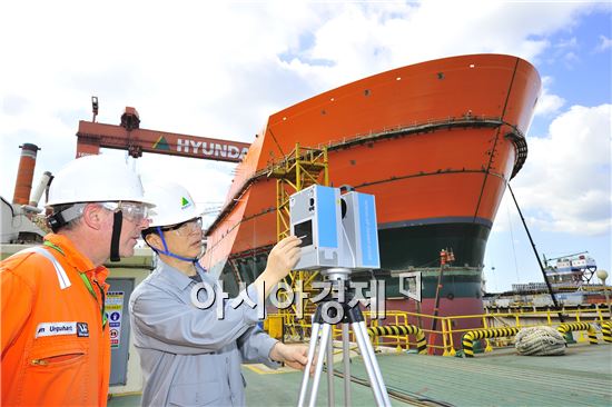 현대중공업, 3D 기술로 오차 잡는다