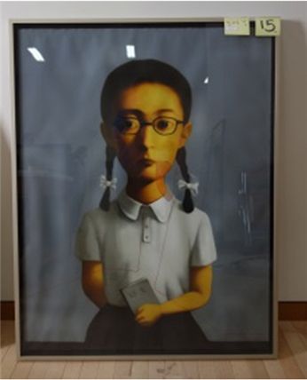 ▲장 샤오강의 '혈연시리즈'(판화)