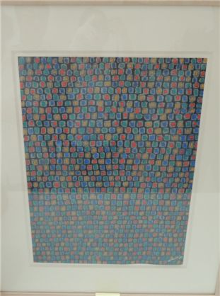 ▲고 김환기 화백의 '어디서 무엇이 되어 다시 만나랴'