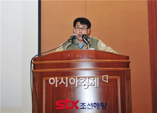 유정형 STX조선 대표 "자율협약 조기 졸업하겠다"