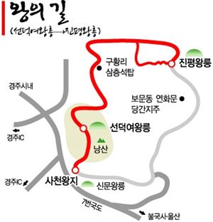 뚜벅뚜벅 신라 천년 ‘왕의 길’을 더듬는다