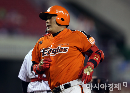 [포토] 김태균 '3점 홈런~'