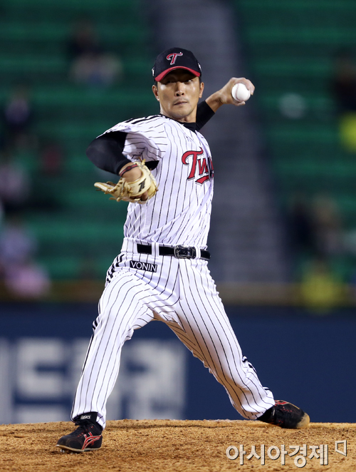 [포토] 류택현 '900경기까지 이제 1경기 남았어'