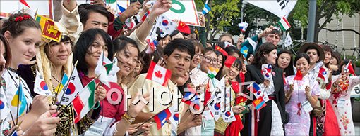 [포토]'한글 사랑 플래시 몹'