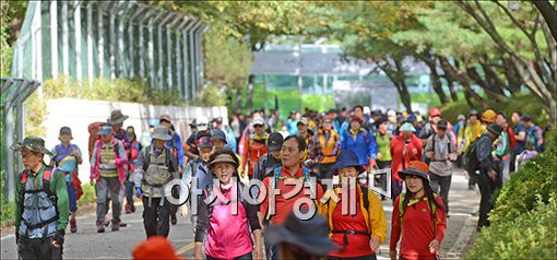 [포토]"가을산행은 즐거워요"