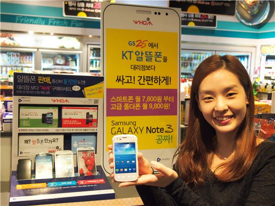 에넥스텔레콤 "전국 GS25 3000개 점포서 알뜰폰 판매"