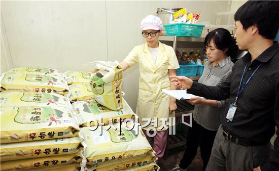 [포토]학교급식 위생 점검