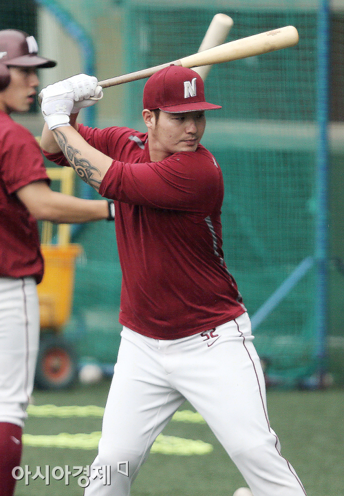 [포토] 박병호 '내 방망이에 준PO 운명 걸렸다!'