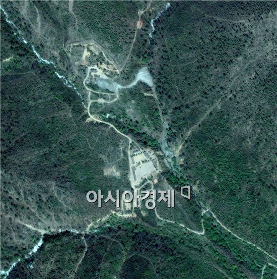 북한의 핵시설 위성사진