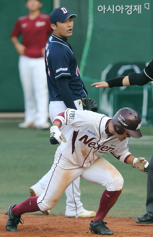 [포토] 서건창-홍상삼 '희비교차'