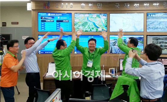 [순천정원박람회]목표관객 400만 돌파,정원박람회 대박 