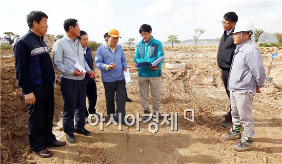 안병호 함평군수, 주요 사업장 47곳 현장 점검 나서