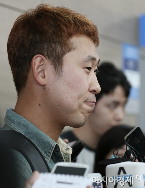 [포토] 윤석민 '기대 반 걱정 반'