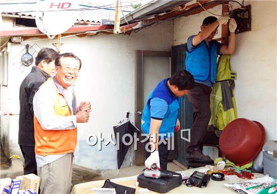 한국전기안전공사 광주전남본부, 함평에서 사회공헌활동 펼쳐