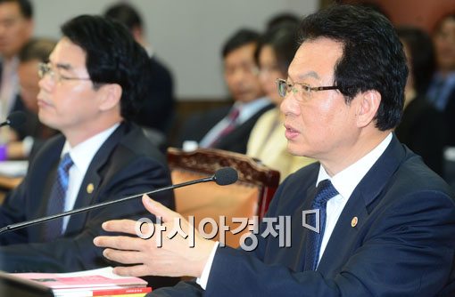 [포토]서남수 장관, "한국사 국정 발행 검토 필요"