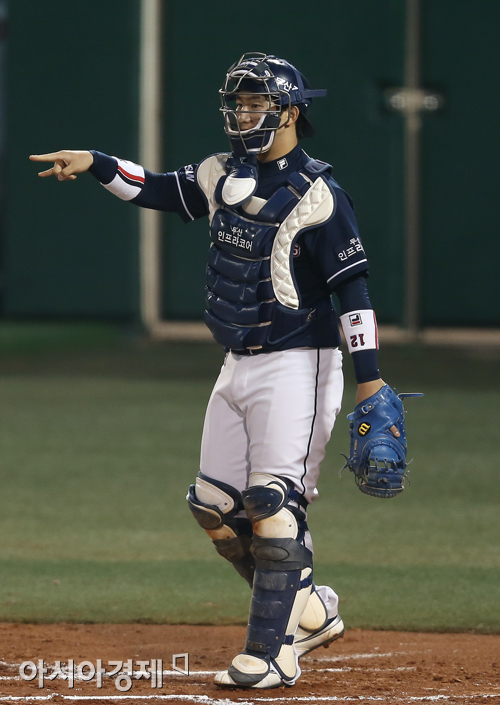 [포토] 최재훈 '5차전도 나의 것으로 만들겠어'