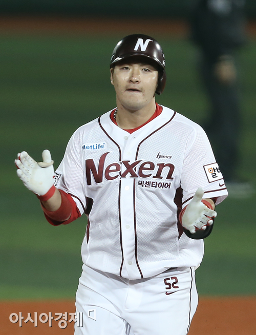 [포토] 박병호 '믿었던 한 방, 드디어 터졌다'