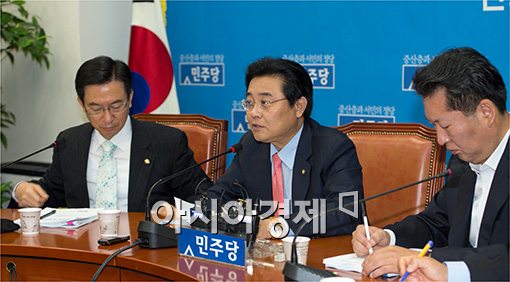 [포토]발언하는 전병헌 원내대표