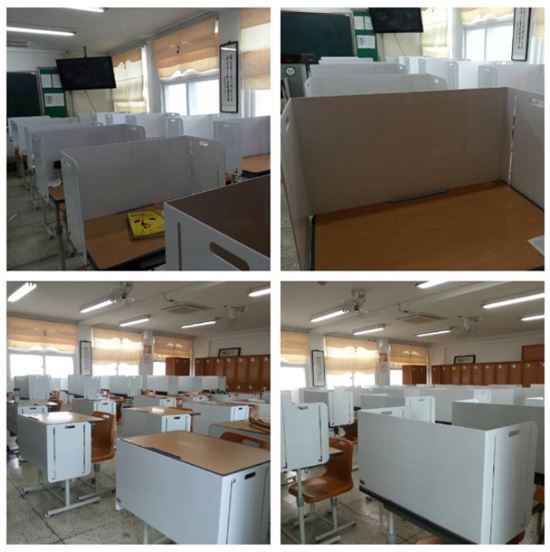 요즘 고등학교 책상…'책상마저 스마트해'