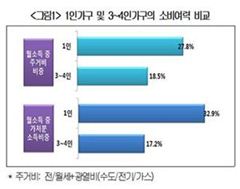 "솔로族이 3~4인가구보다 소비여력 더 크다"