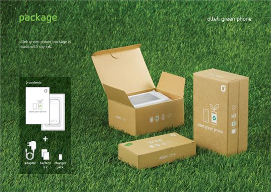 KT 올레그린폰패키지, 美 AIGA 디자인대상 수상  