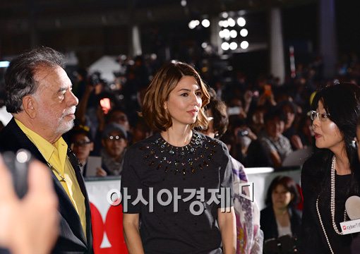 [포토]'TIFF' 인터뷰 갖는 프란시스 포드 코폴라-소피아 코폴라 감독