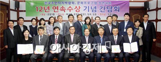 [포토]광주시 북구 전국주민자치박람회 수상 