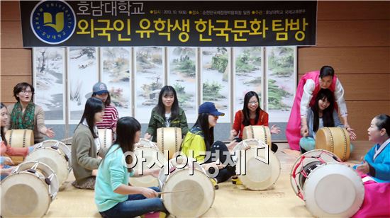 호남대, 순천서 ‘외국유학생 한국 문화탐방’