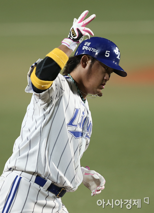 [포토] 박석민 '솔로홈런 쾅'