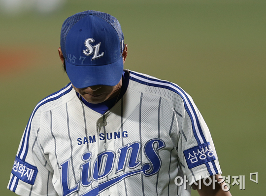 [포토] 무너진 삼성 윤성환