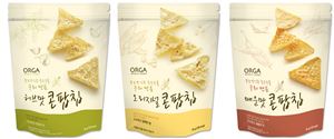 올가, '무농약 옥수수를 구워 만든 콘팝칩' 3종 출시
