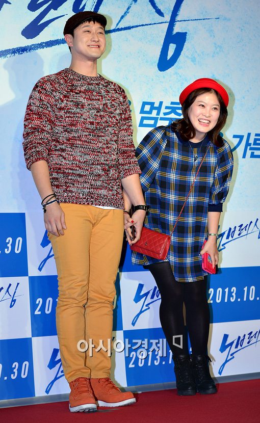 [포토]김원효-심진화, 알콩달콩 '잉꼬부부'