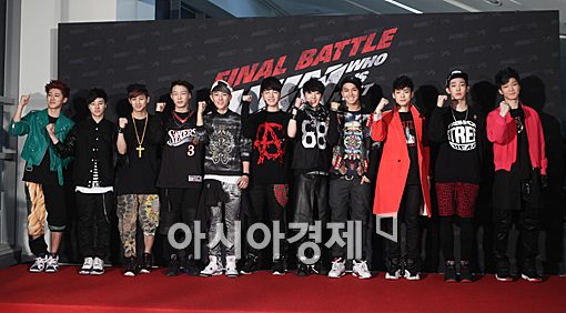[포토]포즈 취하는 예비 YG 신인그룹 'WINNER'